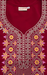 Maroon Embroidery Soft Cotton Nighty. Soft Breathable Fabric | Laces and Frills