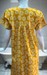 Yellow Hearts Full Open Pure Cotton Nighty. Pure Durable Cotton | Laces and Frills