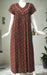 Brown Garden Spun Nighty. Flowy Spun Fabric | Laces and Frills