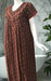 Brown Garden Spun Nighty. Flowy Spun Fabric | Laces and Frills