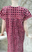 Pink Geometric Pure Cotton Nighty. Pure Durable Cotton | Laces and Frills