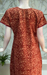 Maroon Kalamkari Pure Cotton Nighty. Pure Durable Cotton | Laces and Frills